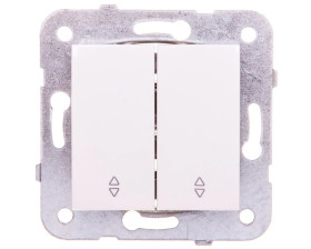 Karre Łącznik Schodowy Podwójny, Kolor Biały / 90963617