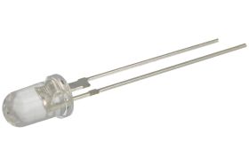 Dioda LED; OSHR5111P; 5mm; czerwony; Światłość: 40÷50cd; 15°; przezroczysta; 2,2V; 50mA; 625nm; przewlekany (THT); OptoSupply; R