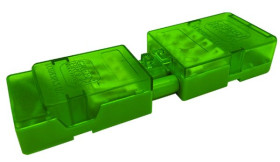 Złączka oświetleniowa GreenBrook 3 pin LCGN3PLS Żeńskie, męskie Złącze Wtyczka, gniazdo