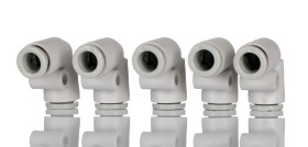 Złączka pneumatyczna Wciskane 6 mm Wciskane 6 mm SMC Adapter kolankowy do rur