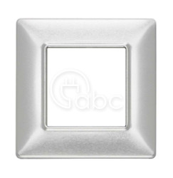 Ramka ozdobna Plana, 2M, Brushed Aluminium, 14642.81