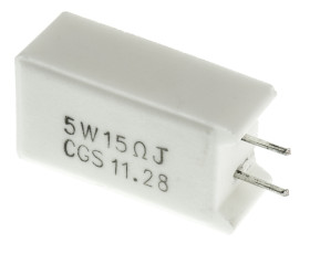 Rezystor 15Ω 5W ±5% ±300ppm/°C drutowy TE Connectivity