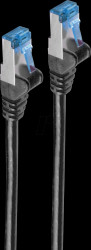 BS75715-S Patch cable, Cat.6a, S/FTP, black, 5m