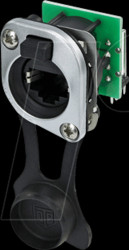 NE8FDH-C5E-TOP etherCON RJ45 chassis connector horiz. TOP