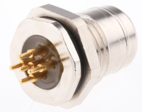 Złącze wielostykowe przemysłowe 5-pinowe M12 Montaż na płytce drukowanej Gniazdo Brad from Molex