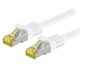 S/FTP7-CU-020WH Patch cord S/FTP 6a linka Cu LSZH biały 2m 26AWG