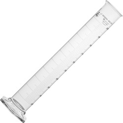 LabGlass Cylinder Hexagonal Base with Spout 2000ml Class &#x27;B&#x27; Single