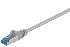 Kabel krosowy patchcord S/FTP (PiMF) kat.6a LSZH szary 3m 93782