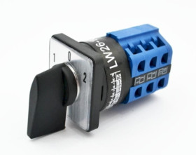 LW26-10-M0-F/3P 102 przełącznik krzywkowy obrotowy ON-OFF-ON, 10A / 400Vac