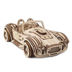 Cobra Drift Racking Car - auto wyścigowe - model mechaniczny do składania - fornir - 370 elementów - Ugearsmodels