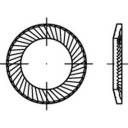 Podkładki z grzechotką Alstertaler Schrauben & Präzisionsteile 159364 27 mm 39 mm cynkowany stal sprężynowa 100 szt.