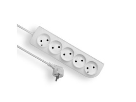 Przedłużacz mieszkaniowy 5 gniazd bez uziemienia 3m PSN-53 ELGOTECH