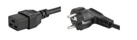6004.0395 Przewód zasilający 16A EU IEC C19 kątowy