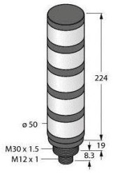 Kolumna sygnalizacyjna Turck TL50HWWWWWQ 3093940 1 szt.