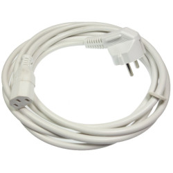 Kabel zasil. PC 3m komputerowy BIAŁY SN-32 3x1mm Produkcja Krajowa PL