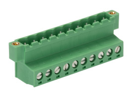 Złącze PCB 10 -pinowe raster 5.08mm Montaż na kablu Męski Phoenix Contact