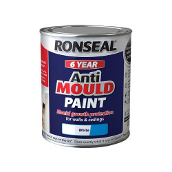 Ronseal 36624 6 Year Anti Mould Paint White Matt 2.5 litre