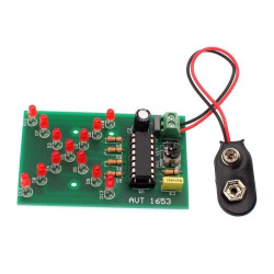 Gwiazdka LED, zlutowany AVT1653