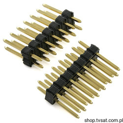 77313-124 Connector 2 x 7 Pin Gold THT FCICONN