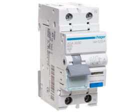 Wyłącznik różnicowo-nadprądowy RCBO 2P B25A 0,03A Typ A ADA925D