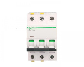 Wyłącznik nadprądowy 3P C 50A 10kA AC iC60H-C50-3 Acti9 A9F07350