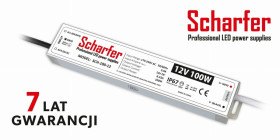 Zasilacz led hermetyczny 12V 100W Scharfer 7Y