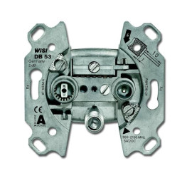 Gniazdo R, SAT, TV 2 wyjścia