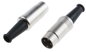 Wtyk Din 3 -pinowe Męski Montaż na kablu