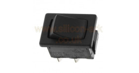 Arcoelectric (H8600VBAAS) SPST black rocker on-off switch