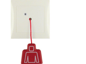 B.Kwadrat/S.1 System przywoławczy Wyłącznik pociągany z ramką kremowy połysk 52028982 HAGER