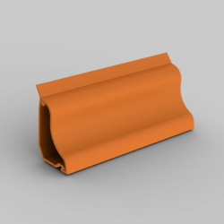 Listwa przyścienna jasne drzewo 2m LP 35_SD