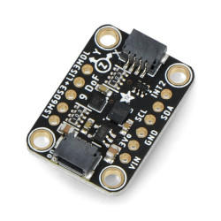 LSM6DS3TR-C + LIS3MDL 9DOF IMU - akcelerometr, żyroskop i magnetometr I2C - Adafruit 5543