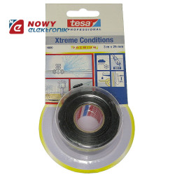 Taśma samowulkaniz. TESA czarna PRO 8000V,XTREME szer.:25mm/3m