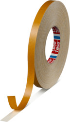 Fabric tape, 15 x 0.39 mm, double sided, fabrics, white, 50 m, 04964-00074-00