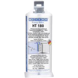 Weicon 10650850 Easy-Mix HT 180 Epoxy Adhesive 50 ml