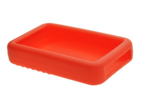 Osłona silikonowa; LCSC115-R; silikon; czerwony; 74x120mm; Takachi; RoHS