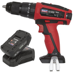 Sealey CP20VDDKIT1 Hammer Drill/Driver &#xD8;13mm 20V 2Ah Lithium-ion