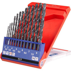 kwb 424140 HSS Metal Twist Drill set 13-pc steam-tempered for Metals