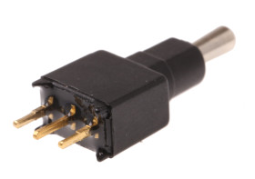 Przełącznik Wł.-wył.-wł. SPDT APEM Płytka drukowana długość przełącznika 5.3mm