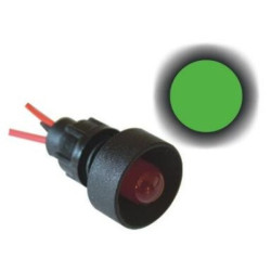 Kontrolka LED 230V fi10mm zielona Klp10G/230V