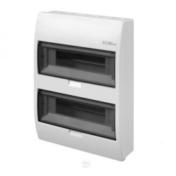 Rozdzielnica natynkowa ELEGANT 24-moduły 2x12 IP 40 N+PE 2405-01