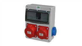 Zestaw Zasilający Miko-8M 32A/5P + 16A/5P + 2X230v Ip44 E901308013