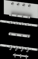 3WA connection, HSS BG I, fixed, slide-in, 3/4 pole, (W) 600 mm, 8PQ6000-6BA75