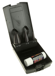 Zestaw wierteł EXACT Wiertło stożkowe HSS 4 szt.