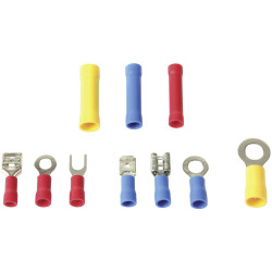 Toolland HAS05 Crimp Connector Set 150pieces Industrial Quality &amp; Insulation