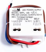 Zasilacz impulsowy - do puszkowy 12V; 0,5A