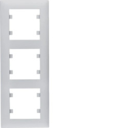 Lumina intense Ramka 3-krotna pionowa srebrna WL5632