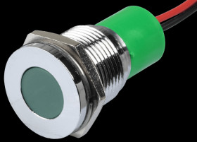 Q16F3CXXG220E Indicator LED, 220 V AC, 16 mm, wired, green/BrC