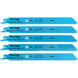 BlueSpot Tools 19009 Bi-Metal Reciprocating Saw Blade 240mm x 5 TPI Pack of 5