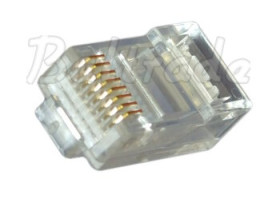 Wtyk końcówka RJ45 na kabel UTP ZŁOCONY